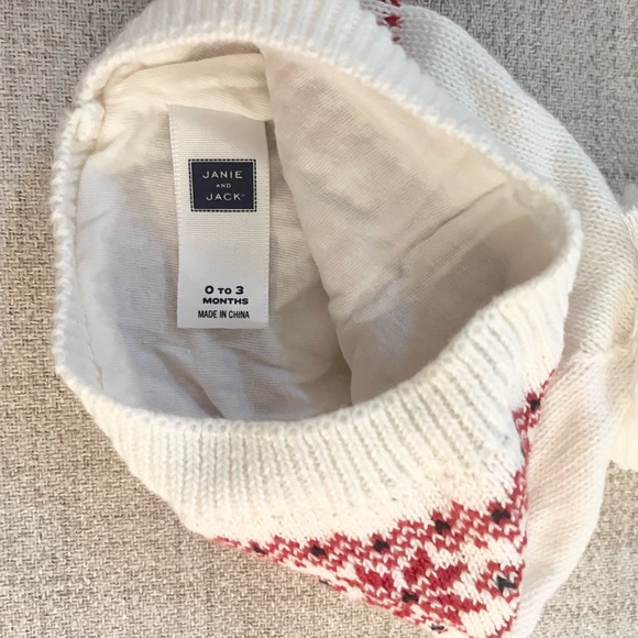 Janie and Jack Baby Sweater Pant and Matching Hat - Picture 4 of 4